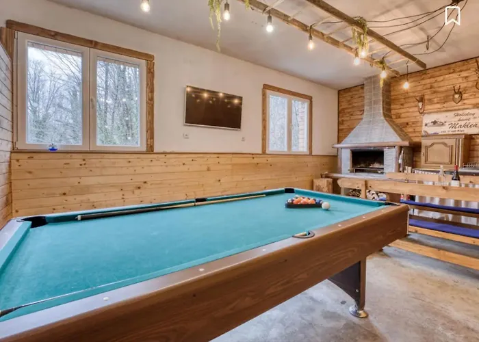 シャレー Maklen Gorski Kotar With Sauna And Jacuzzi